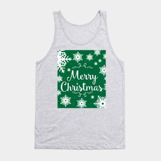 Merry Christmas v2 Green Series Tank Top